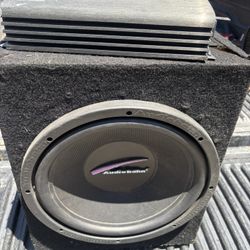 Used 12” Audio Hahn Speaker And Umplifier