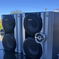 Pair Of Sony Speakers