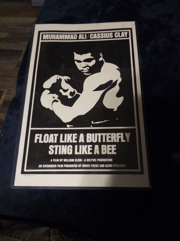 1960's Muhammad Ali Poster. No It's Not A Reprint