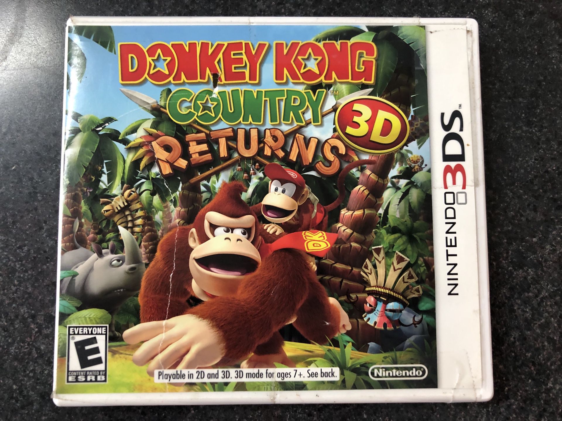 Donkey Kong Country Returns 3D game for Nintendo 3Ds