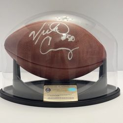 Signed Victor Cruz Superbowl Football 