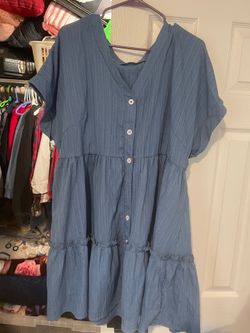 Blue dress