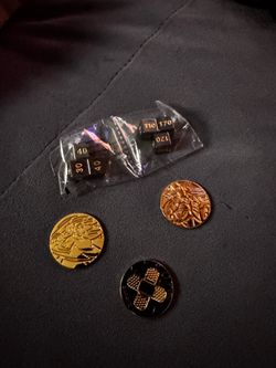 Sword n shield metal dice and metal