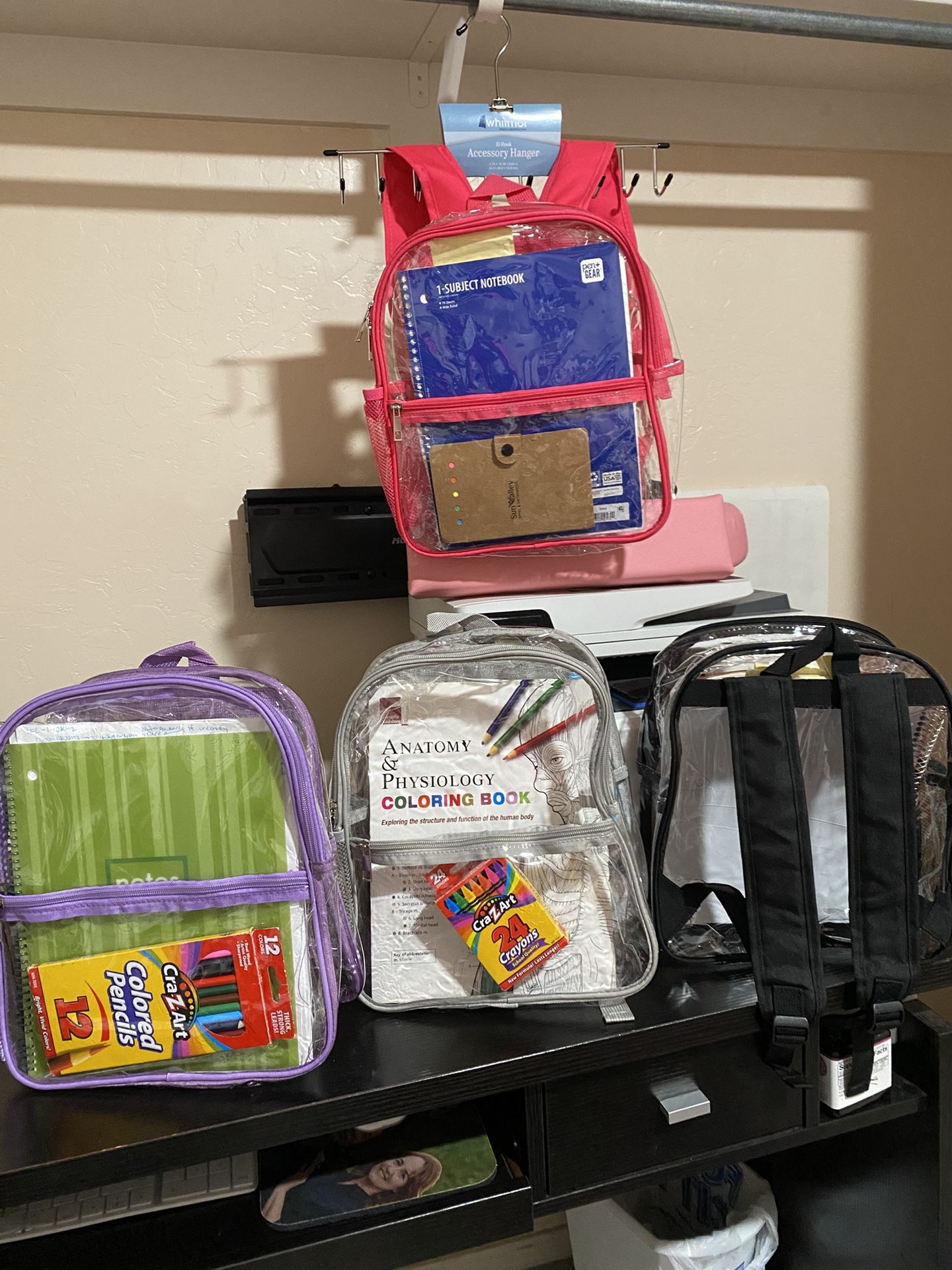 Clear School Backpack / Mochila Transparente 