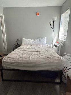Queen bed AND metal frame