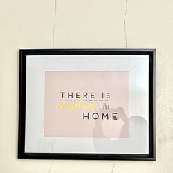 Wall Art (There is no place like home) 