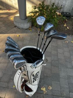 Complete Golf Club Set w/ Vintage PING Bag – Spalding, Adams Tight Lies, Tour Design