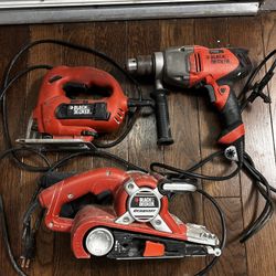 Black And Decor Wood Working Tools 