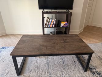 Brown coffee table