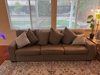 Z Gallerie Couch Sofa Large 8.5 ft long X 3.5 ft deep