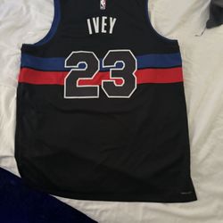 2X JADEN IVEY PISTONS JERSEY