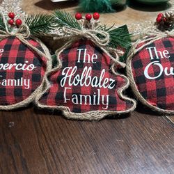 Personalized Christmas Ornaments 