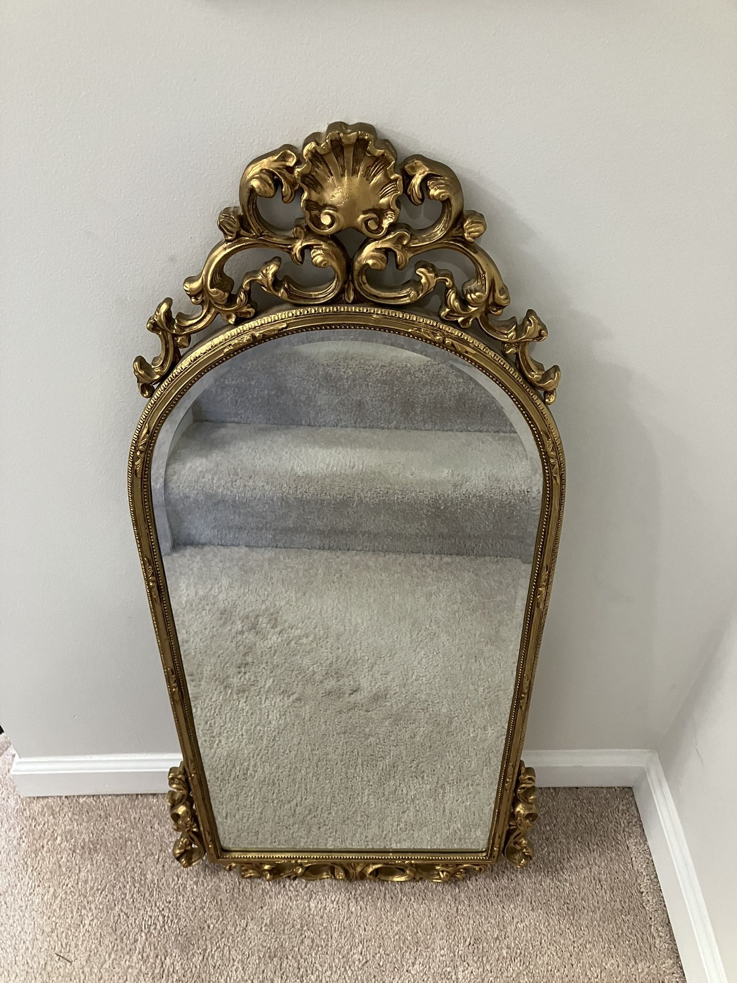 Antique / Vintage Gold Trim Mirror