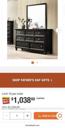 NCF Tamarack  White 8- Drawer 62in. Dresser