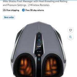 Miko Heating And Rolling Feet Massager 