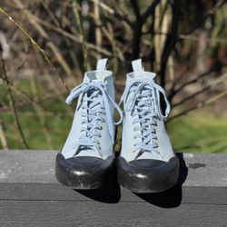 Jil Sander Canvas High-Top Sneakers Size 39 but runs like 41