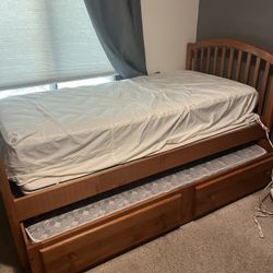 Trundle Bed With Mattresses