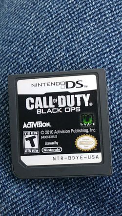 Ds game black ops