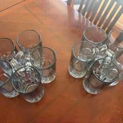 Glass Mugs 8 ct