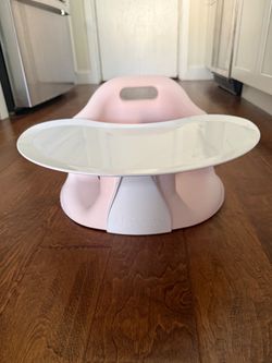 Upseat Floor Seat with Play Tray, Pink