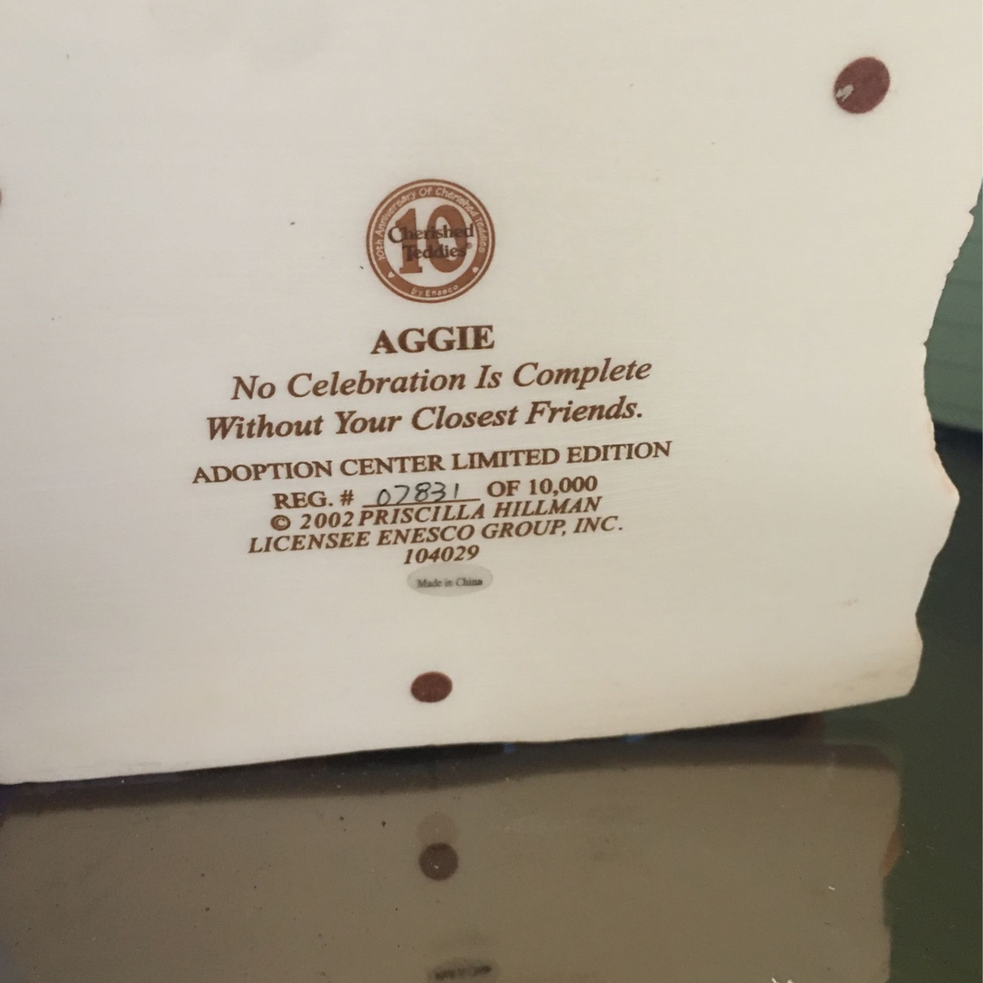 Aggie- No Celebration Is Complete Without Your Closest Friends.