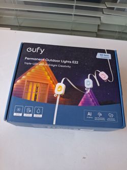 eufy permanent outdoor lights e22 triple led new