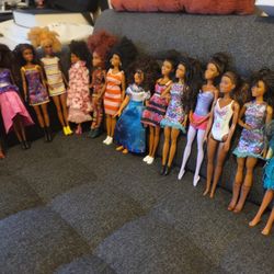 African American Barbie Dolls $5 each