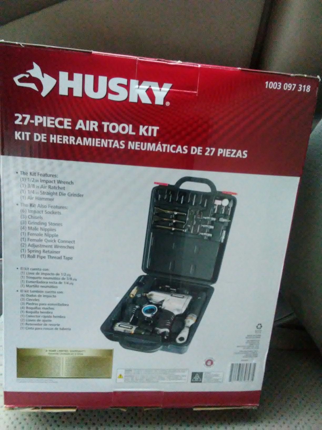 Husky 27-piece air tool kit