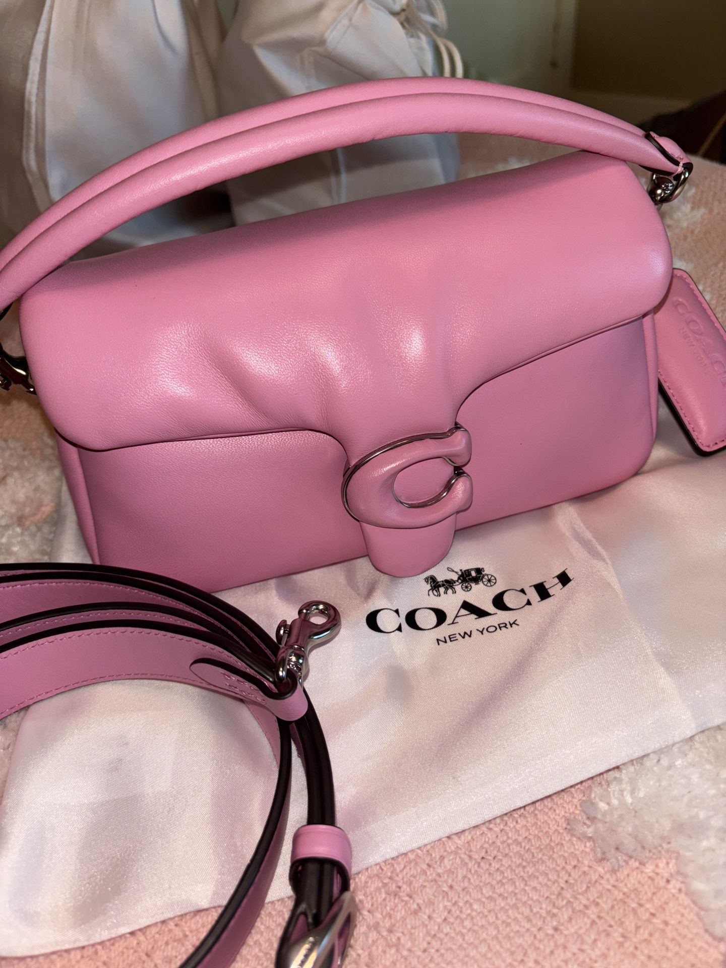 Coach Tabby Shoulder Bag 20, Vivid Pink