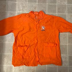 Mens XL Uniroyal Vintage Broncos Raincoat
