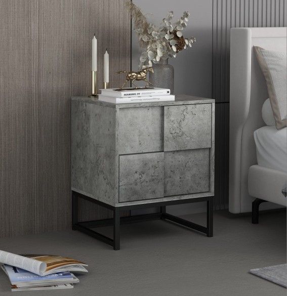 Going Out Of Business Sale 

BRAND NEW 
Brand: US Furniture City
Mid Century Modern Nightstand with 2 Drawers, Accent End Table Bedside Table with Met