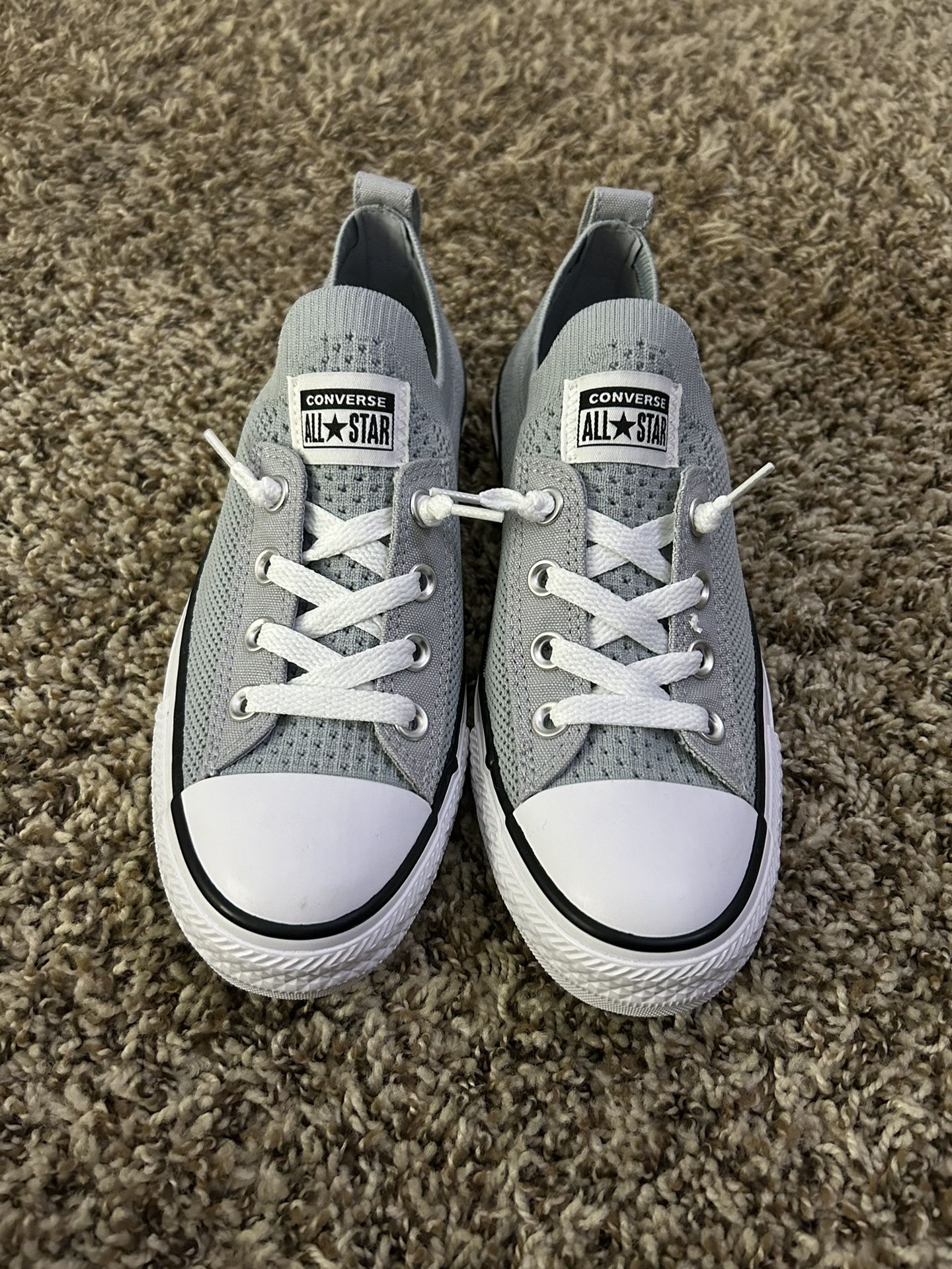 Light Gray Converse- W 7