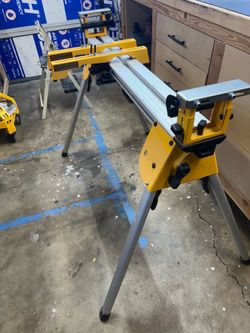DeWalt DW7232 adjustable miter saw stand and miter bracket