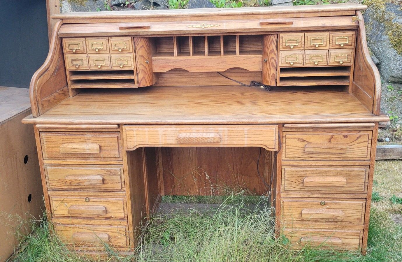 Antique TV Stand And Desk