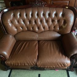 Leather Couches 8/10 Condition