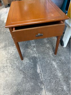 $30-mid-century side table with drawer