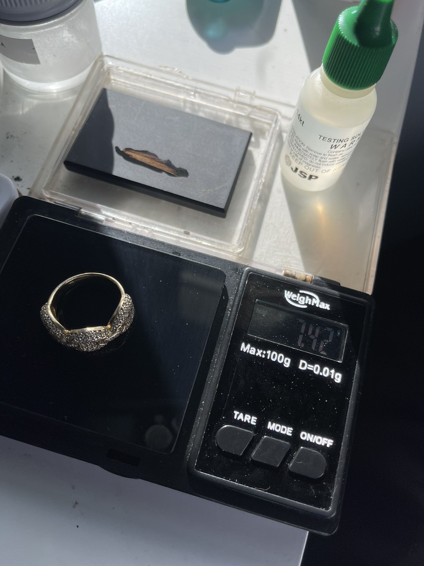 14k Ring - 18k Brooch Gold 