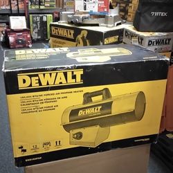 DEWALT 150,000 BTU/HR FORCED AIR PROPANE HEATER