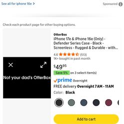 Otter box for iphone17 - 16