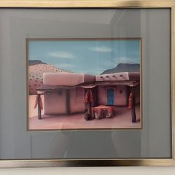 Native southwest Painting Gold Colored Frame