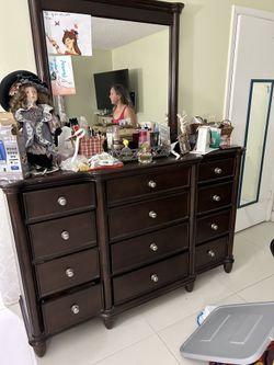Dresser And 2 Night Stands Set