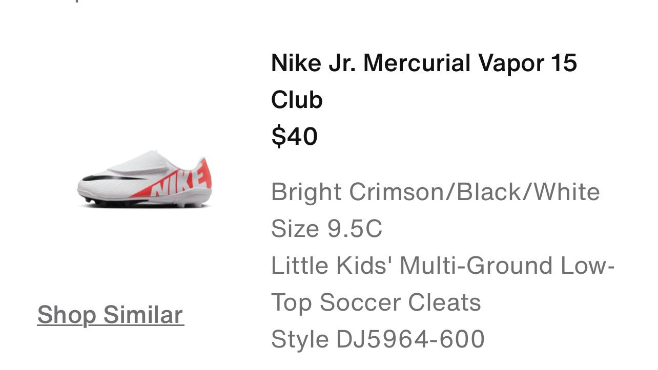 Nike cleats