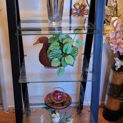 Media /glass Ladder Shelf