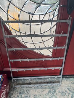 Metal Wall-Mount Drying  Rack Cup Holder