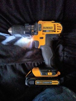 DeWalt drill with battery