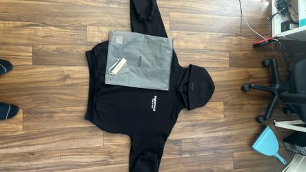 Black Essentials Hoodie SIZE SMALL