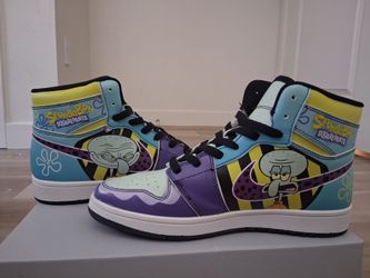 Squidward Tentacles SpongeBob Edition High Top Shoes