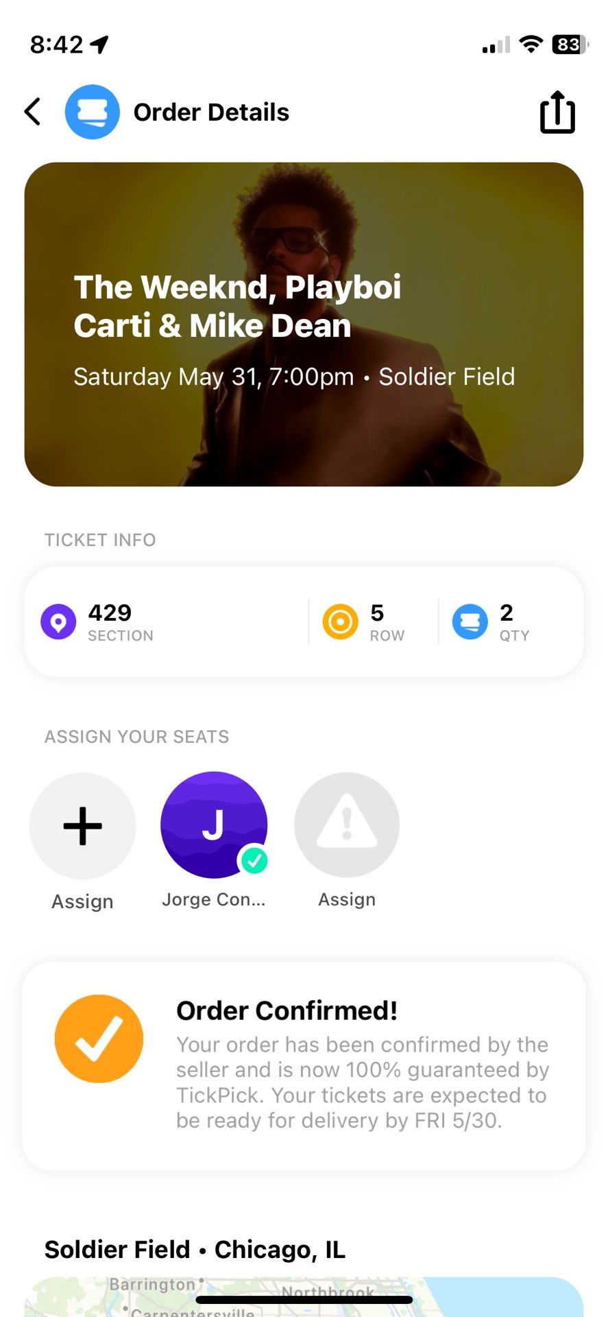 The Weeknd May 31 Concert Soldier Field