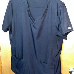 Black Scrub Set