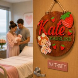 Newborn Sign, Custom Wood